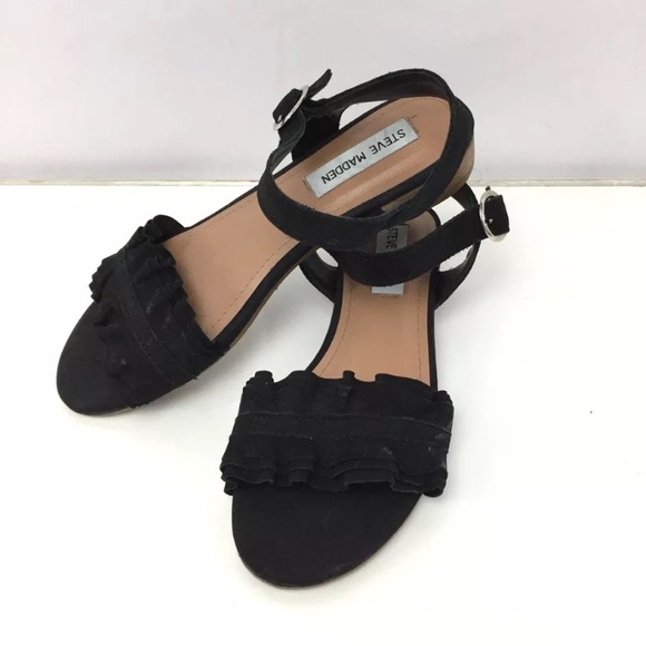 steve madden ruffle sandals